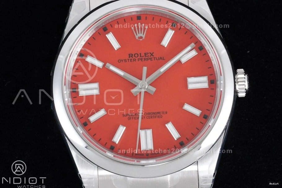 1:1 Best 904L Dial Steel Perpetual DD3230 Red Oyster V2 Edition 124300 41mm VSF 0412